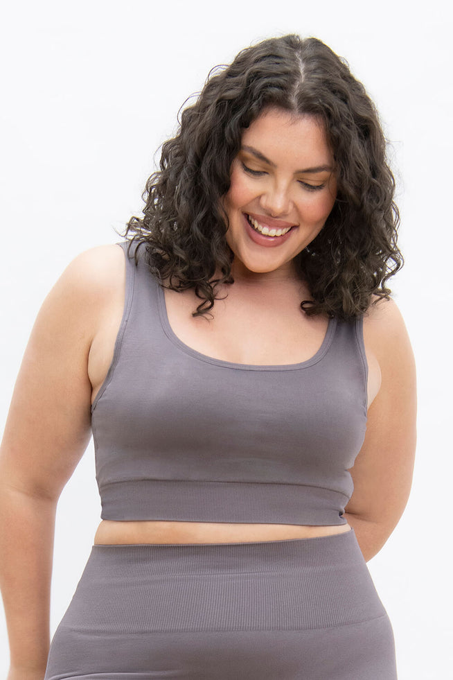 Ultimate Seamless Bralette Curvy - Deep Mauve