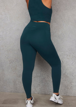 Empower Leggings Curvy - Deep Forest