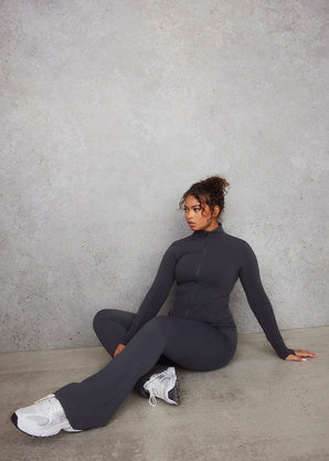 Empower Schlaghose Leggings Curvy - Graphite