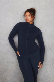 Empower Trainingsjacke Curvy - Vintage Navy