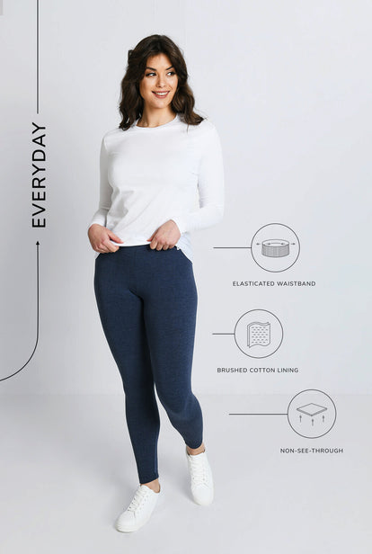 Everyday Leggings - Infinity Blue Marl