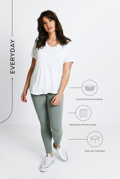 Everyday Leggings - Sage Green