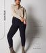 Everyday Winter High Waisted Leggings - Vintage Navy