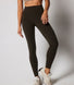 Focus 7/8 High Waisted Sport Leggings - Olive Green