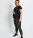 Focus Umstandsleggings Sport - Olive Green