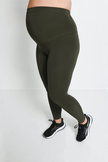 Focus Umstandsleggings Sport - Olive Green