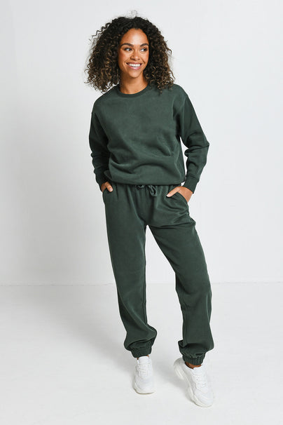 Everyday Sweatshirt Komfort - Forest Green