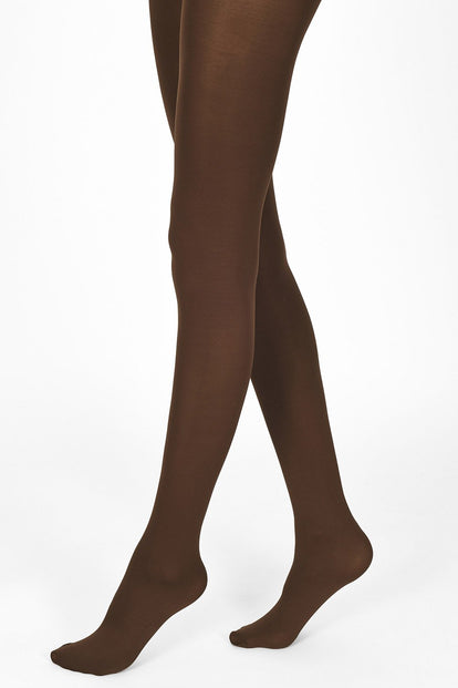 100 Den Strumpfhose - Dark Brown