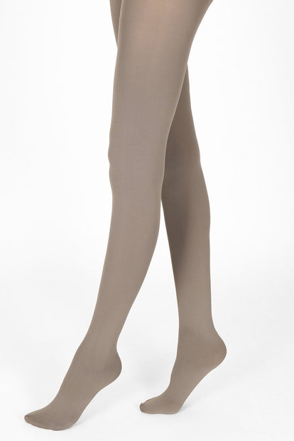 100 Den Strumpfhose - Stone Grey