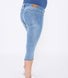 Cropped Umstandsjeggings - Light Blue