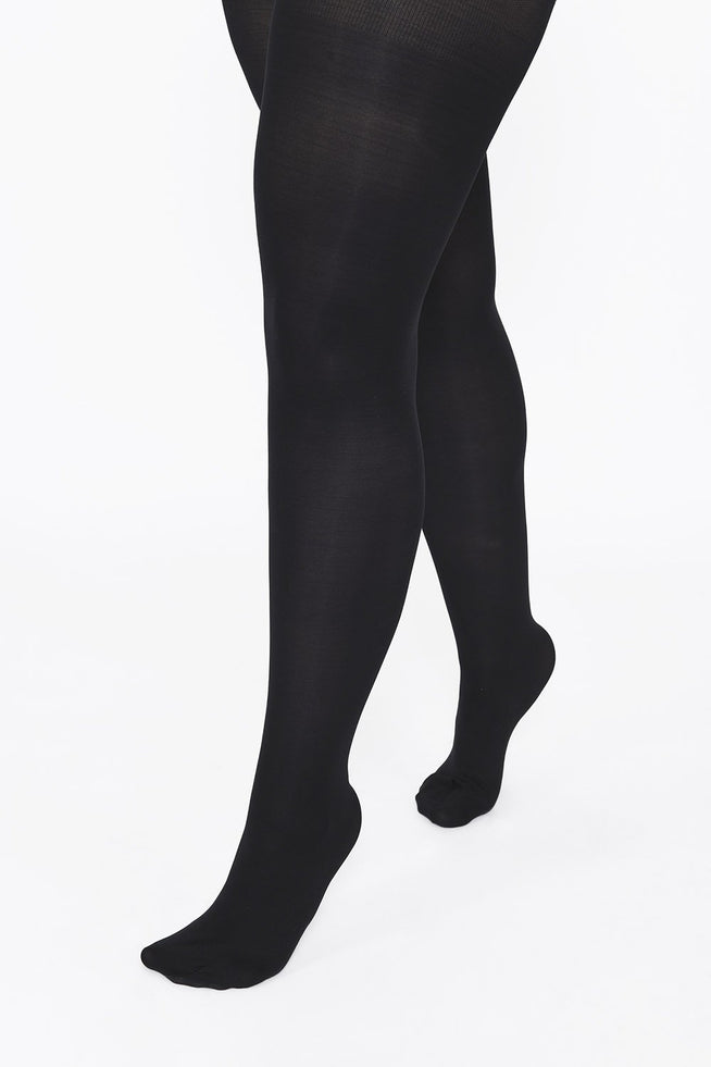 100 Den Strumpfhose Curvy - Black