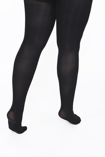 100 Den Strumpfhose Curvy - Black