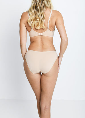 Baumwolle Bikini Unterhose 3-Er Pack - Beige