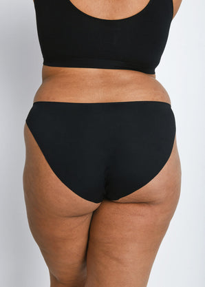 Kurve Nahtlose Hoch Hose Unterhose 3-Er Pack - Black