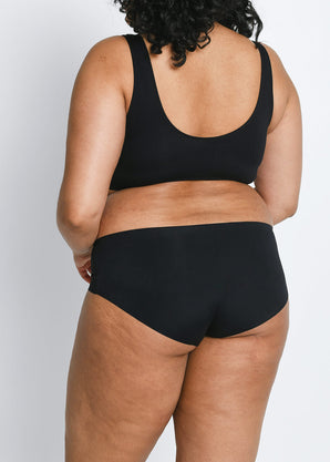 Kurve Nahtlose Midi Unterhose 3-Er Pack - Black