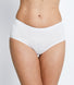 Baumwolle Midi Unterhose 3-Er Pack - White