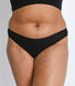 Kurve Baumwolle  Hoch Hose Unterhose 3-Er Pack - Black