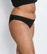 Kurve Baumwolle  Hoch Hose Unterhose 3-Er Pack - Black