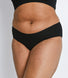 Kurve Baumwolle Midi Unterhose 3-Er Pack - Black
