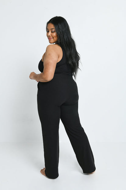 Slim Fit Mom Jeans Curvy - Black