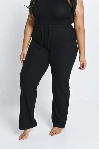 Slim Fit Mom Jeans Curvy - Black