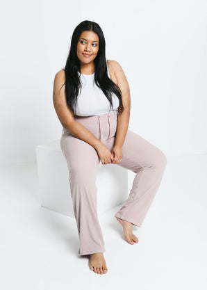 Slim Fit Mom Jeans Curvy - Pink