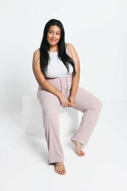 Slim Fit Mom Jeans Curvy - Pink