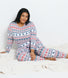 Soft Touch Pyjama Set - White Christmas Print