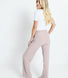 Gerippte Hose mit weitem Bein - Pink