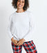 Soft Touch Pyjama Set Curvy - Navy & Red Check