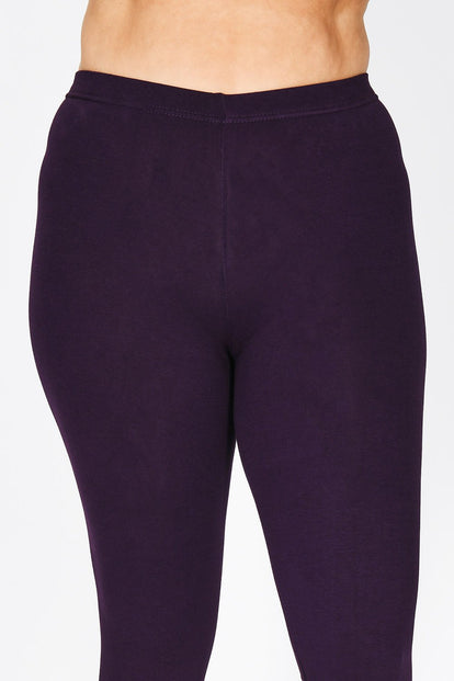 Everyday Cropped Leggings Curvy - Acai Purple