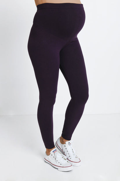 Everyday Umstandsleggings - Acai Purple