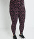 Everyday Umstandsleggings - Black/Burgundy Floral