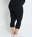 Everyday Cropped Umstandsleggings - Black