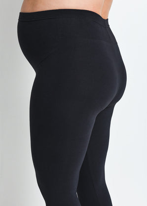 Everyday Cropped Umstandsleggings - Black