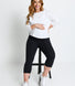 Everyday Cropped Umstandsleggings - Black