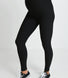 Everyday Umstandsleggings Winter High Waisted Leggings - Black