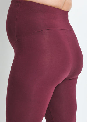 Everyday Umstandsleggings Lightweight - Burgundy