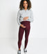 Everyday Umstandsleggings Winter High Waisted Leggings - Burgundy