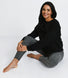 Ultimate Soft-Touch Umstandsleggings - Dunkelgraue Marl