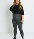 Everyday Umstandsleggings Lightweight - Dark Grey Marl