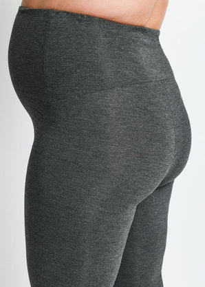 Everyday Umstandsleggings Lightweight - Dark Grey Marl