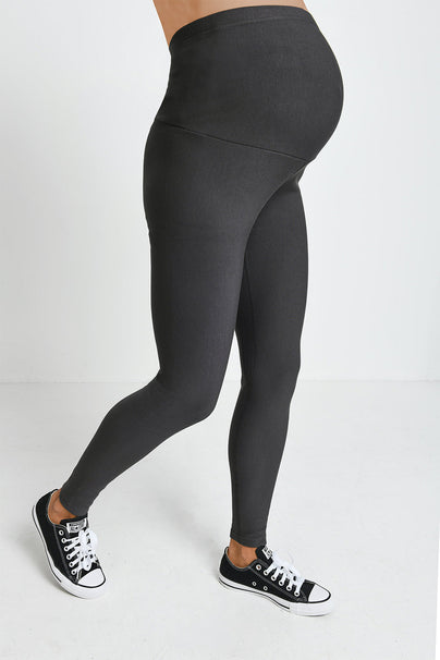 Everyday Umstandsleggings Winter High Waisted Leggings - Dark Grey