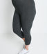 Everyday Cropped Umstandsleggings - Dark Grey Marl