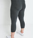 Everyday Cropped Umstandsleggings - Dark Grey Marl