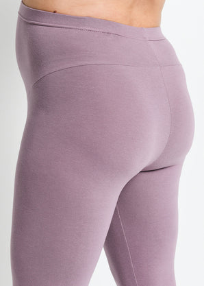 Everyday Cropped Umstandsleggings - Elderberry Purple