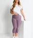 Everyday Cropped Umstandsleggings - Elderberry Purple