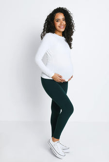 Everyday Umstandsleggings - Forest Green