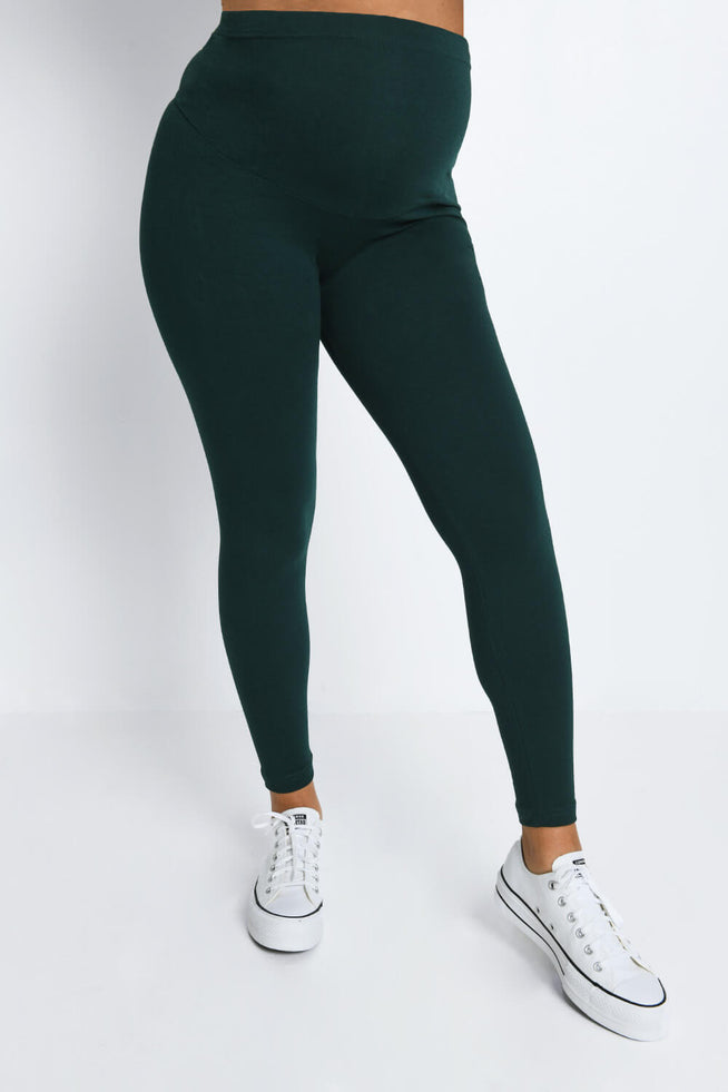 Everyday Umstandsleggings - Forest Green