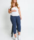 Everyday Cropped Umstandsleggings - Infinity Blue Marl